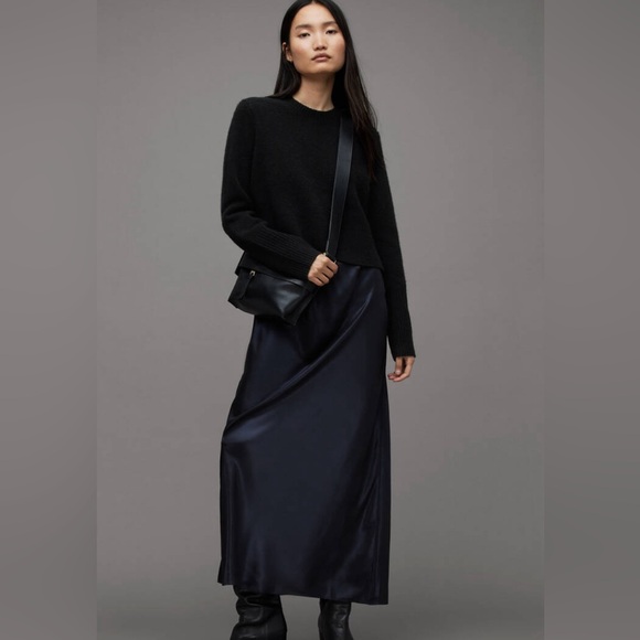 All Saints Sweaters - AllSaints Black Crew Neck Sweater
